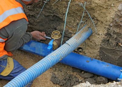Travaux d'assainissement à Marzens